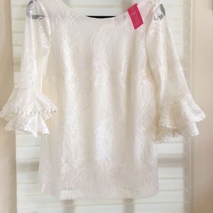 Lilly Pulitzer lace blouse
